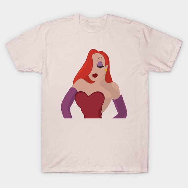 Jessica Rabbit (No Background) T-Shirt by Whovian03